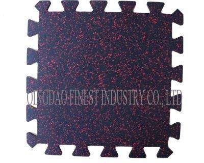 Interlocking Puzzle 10% EPDM Speckles Rubber Mat