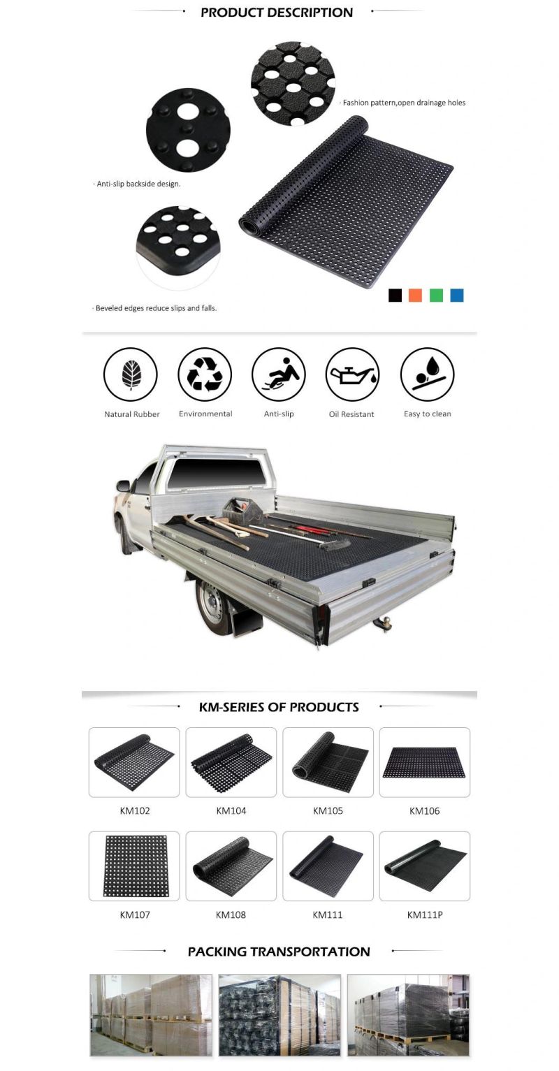 Rubber Flooring Mat Truck Bed Mat in Piece