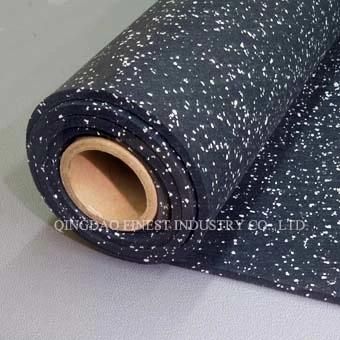 Crossfit Anti Vibration Shock Absorber 10% EPDM Speckles Rubber Rolls