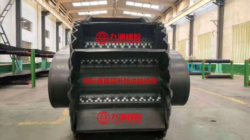 Inclined Corrugated Sidewall Conveyor Belting