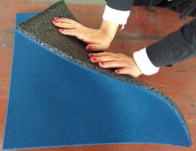 Outdoor Used Rubber Flooring Tiles/Rubber Gym Floor Tiles Interlocking Gym Tiles