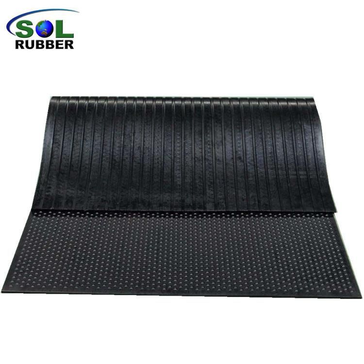 17mm Horse Cow Stable Equine Black Rubber Stable Mat
