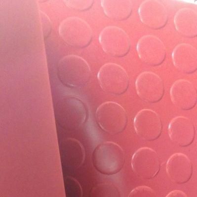Leaf and Round DOT Pattern Hard Rubber Anti-Skid Rubber Sheet Rubber Floor Tile