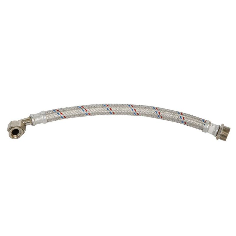 Aluminium Braided Hose, Pump Hose with Brass Nuts D27*50cm FC1*M1