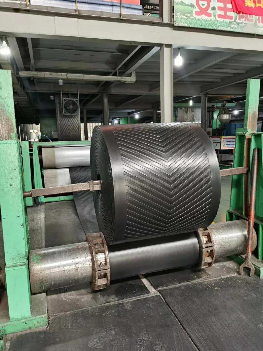 Special Chevron Rubber Belting Conveyor with High Patterns