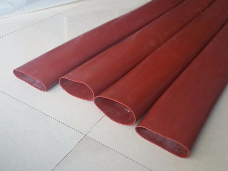Silicone Sleeve, Silicone Tube, Silicone Pipe, Silicone Tubing for Corona Rollers with Red or Orange Color