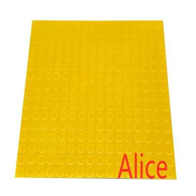Natural Rubber Round Dot Floor Mat Wood Look Rubber Flooring