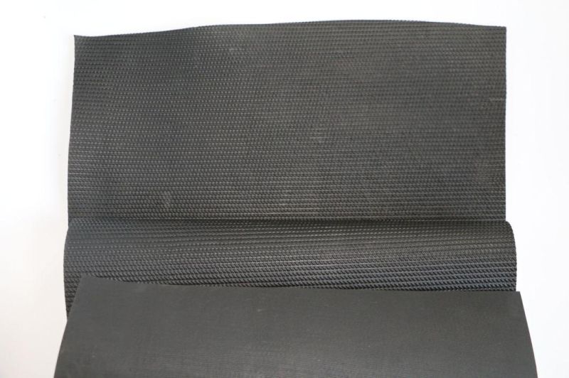 Black Braid Pattern Rubber Mat/Rubber Sheet
