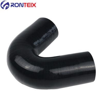 Black / Red / Blue Coolant Radiator 135 Degree Bend Silicone Hose