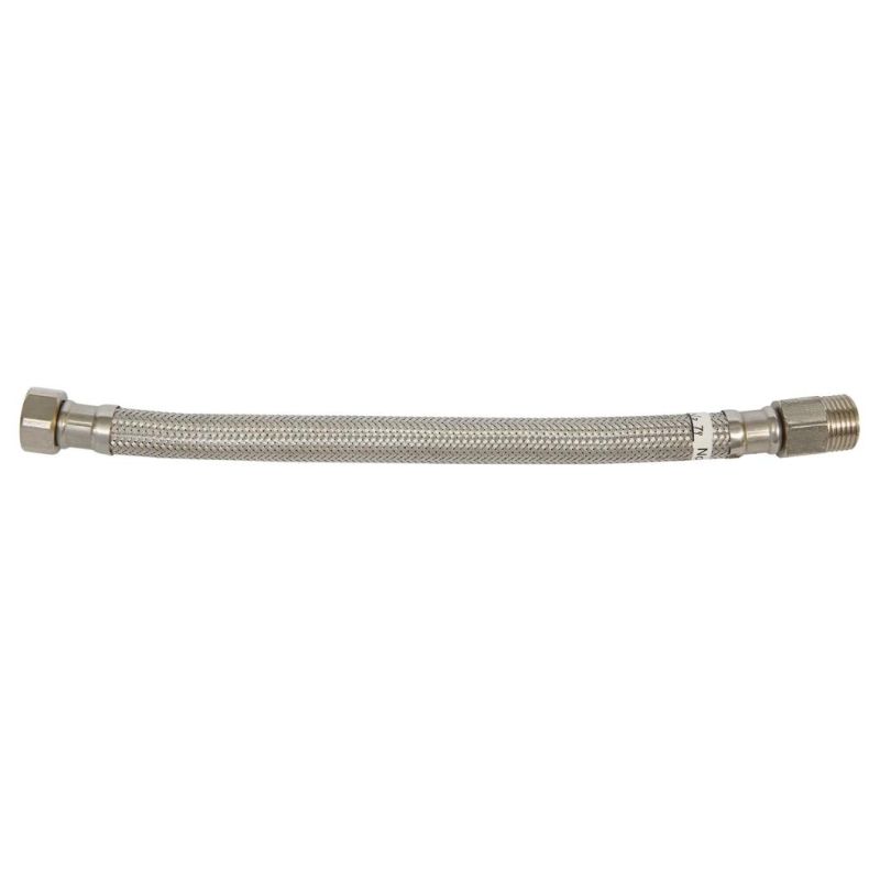 Stainless Steel Braided Hose with Ss+Brass Nuts Brazilian D17*30cm