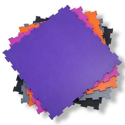 Eco-Friendly Anti-Slip Composited Rubber Tiles for Gym