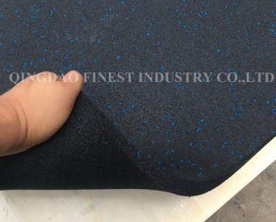 Durable Recycled Sound Proofing and Deadening Gym Rubber Tile Flooring for Gym and Weightroom