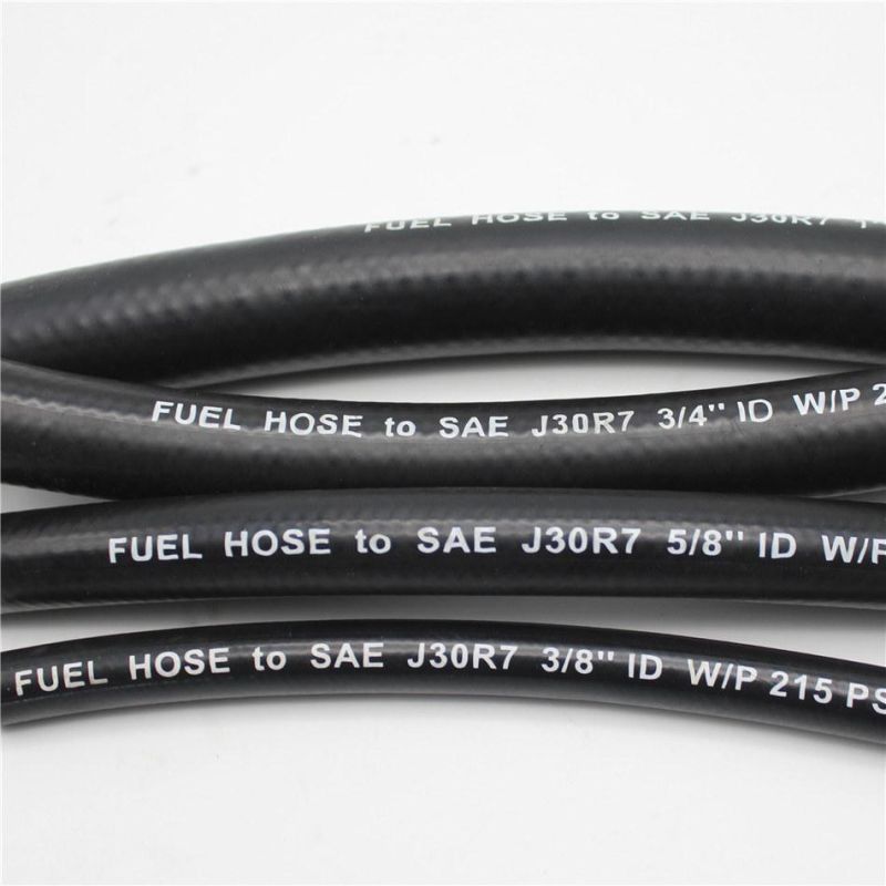 Flexible Diesel Fuel Resistant NBR Rubber SAE J30r7 Hose for Automotive