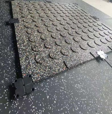 Indoor Rubber Tiles Used in Gymnasium/Gym