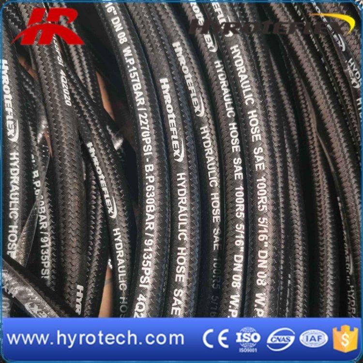 Cotton Cover Fuel Oil Hydraulic Hose SAE 100r5