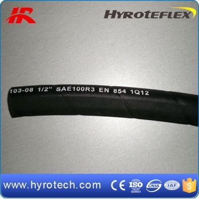 Oil Resistant Flexible Hydraulic Fiber Reinforced Rubber Hose SAE 100r3/DIN En 854 2te