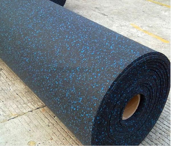 Gym Rubber Flooring in Roll with EPDM Particle