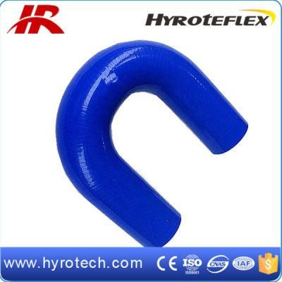90 mm Leg Length Automotive 180 Degree Elbow Silicone Rubber Hose