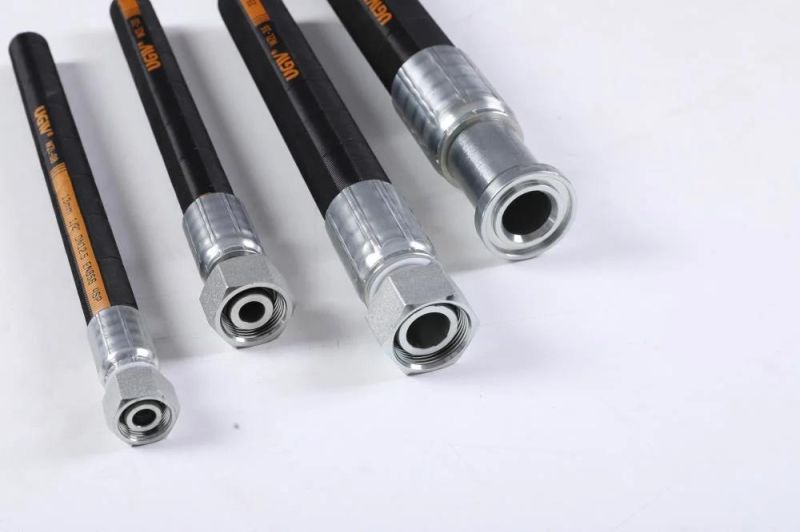 En856 4sp Steel Wire Spiral Hose Exceed SAE Standard High Pressure Msha Rubber Pipe