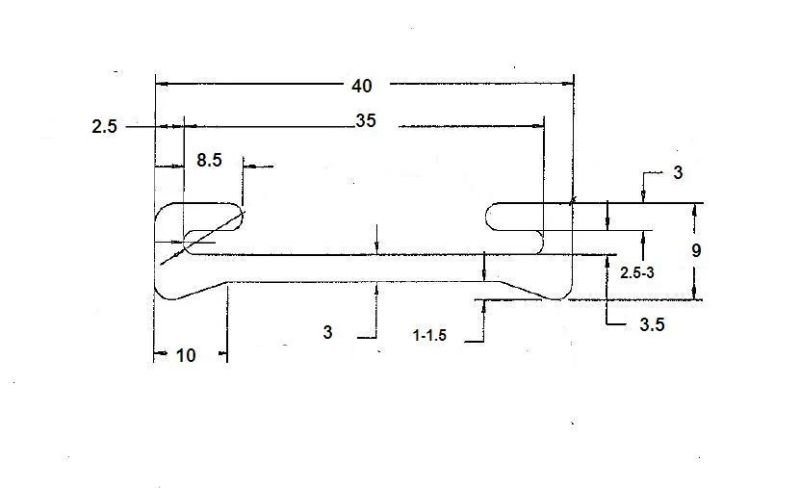 Oil Resistance Rubber Bracket Strap for Fuel Tank
