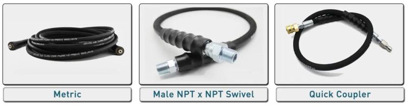 Different Types of Hydraulic Hose with Fittings for Movable Maintenance Station