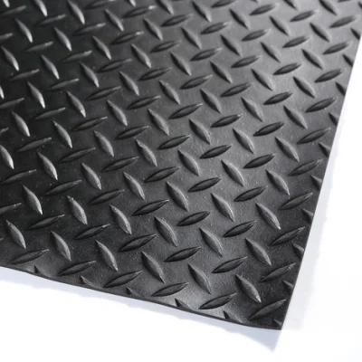 Anti Slip Non Slip Willow Rubber Sheet Diamond Rubber Sheet Floor Mat