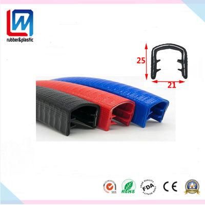 Flexible PVC Plastic Rubber Edge Trim Protector Rubber Seal for Car