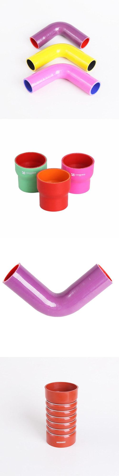 5-Ply Hi-Performance Black Silicone Hose Straight Coupler