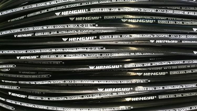 Flame Resistant 1 4 Inch Hydraulic Pressure Hose DIN En853 2sn Hydraulic Hoses