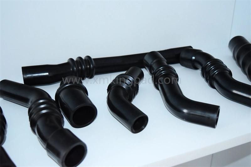 Customized Molded NBR Rubber Preformed Fuel Tank Filler Neck Hose for Automobile