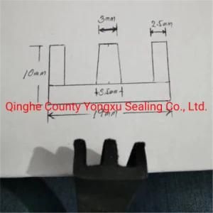 Waterproof Car Door Flocking Rubber Strip
