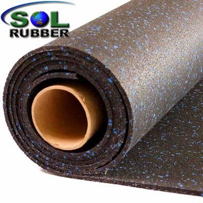 Easy to Install Roll Gym Rubber Flooring
