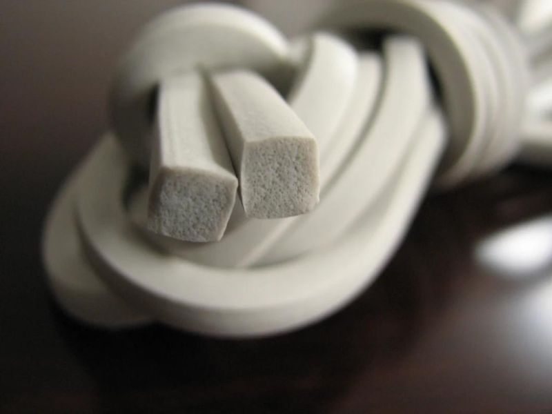 Heat Resistant Silicone Stripe, Silicone Profile, Silicone Extrusion Made with 100% Virgin Food Grade Silicone Material (3A1004)