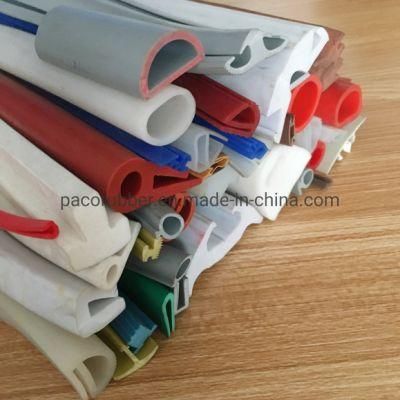 Custom Size EPDM TPE NBR Silicone PVC Rubber Extruded Seal Strip