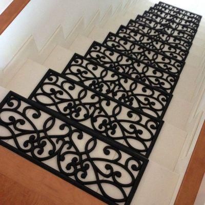 Anti Skid Waterproof Secure Staircase Step Stair Treads Traction Control Carpet Rubber Mats