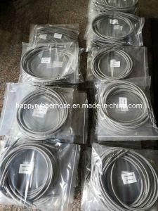 Corrugated PTFE Inside Stainless Steel Wire Braid Outside Telon Hose