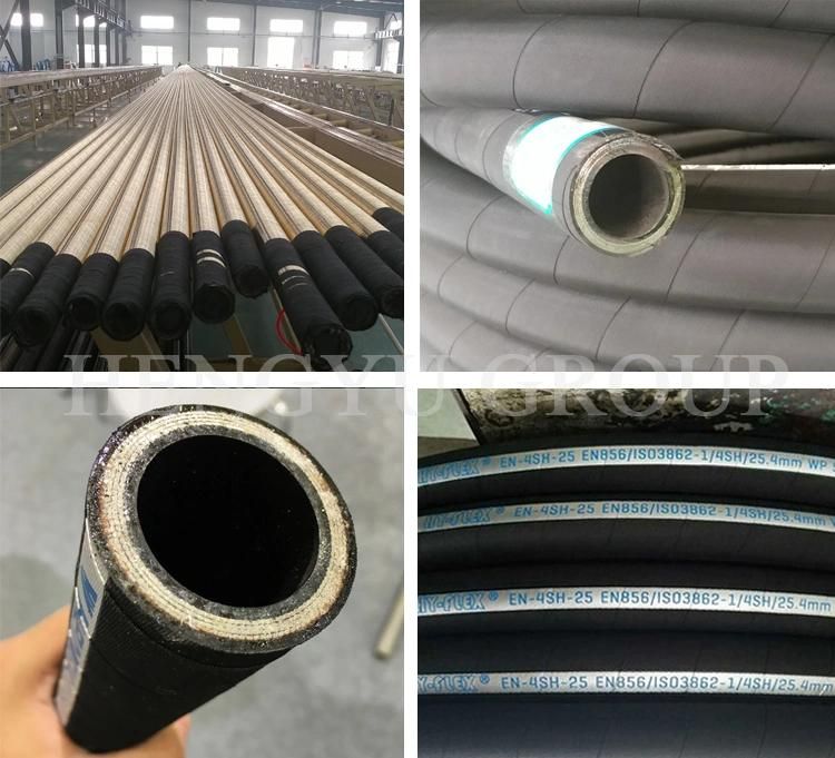 High Pressure Hose Manufacturer China 3 4 Inch Size Available En856 4sh Hydraulic Hose Winder