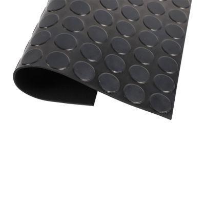 Anti Slip Rubber Matting Diamond Thread Round Checker Rubber Flooring Sheet