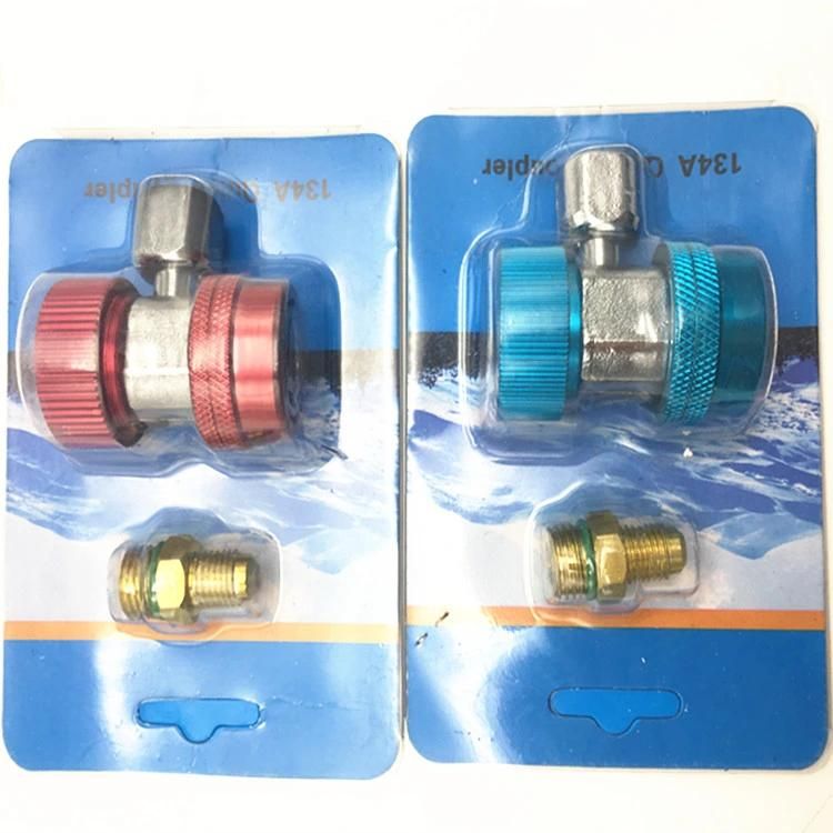 Three Colors AC Gas Charging Hose with Quick Coupler