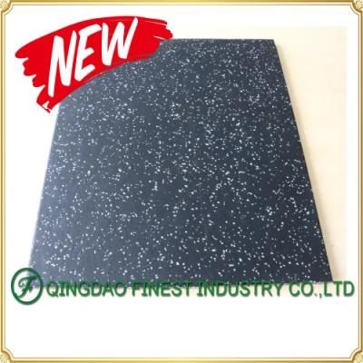 New Product Fully Recyclable Sound Control Solid Rubber Flooring Tiles for Home Gym