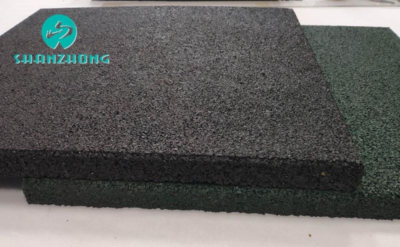 Elastic and Comfortable Gym Area Rubber Floor Mats Carpet Drainage Wear -Resistant Insulation Rubber Tile