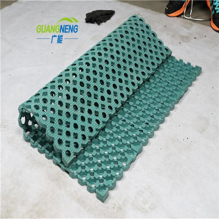 Drainage Anti-Slip Rubber Ship Deck Mats, Rubber Grass Mats