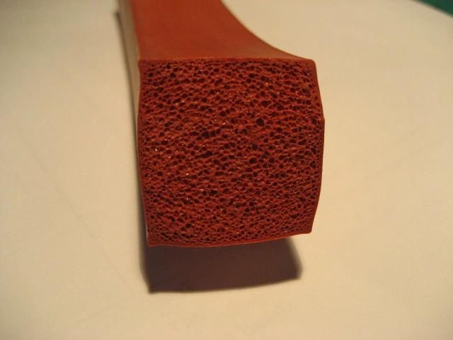 Close Cell Silicone Sponge Extrusion, Silicone Sponge Profil, Silicone Sponge Cord, Silicone Sponge Hose (3A1002)