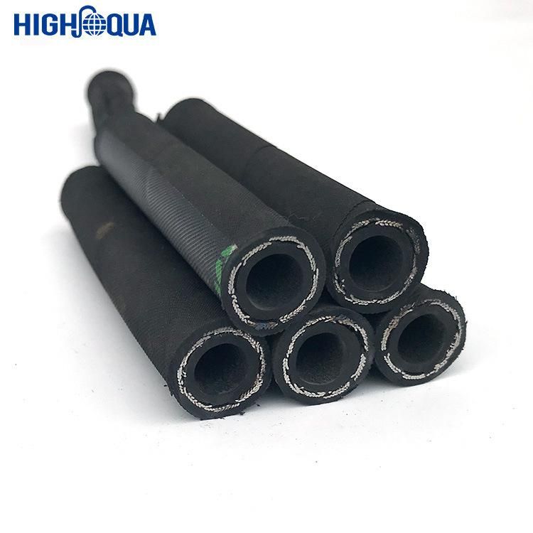 China Enpaker Steel Wire Braided Flexible Rubber Hose High Pressure Hydraulic Hose