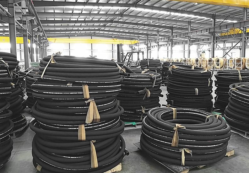 4sh and 4sp Rubber Hose with Abrasion Weather and Heat Resistance for Excavator