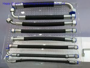 Hydraulic Hose Assembly with Fitting High Pressure Rubber Hose