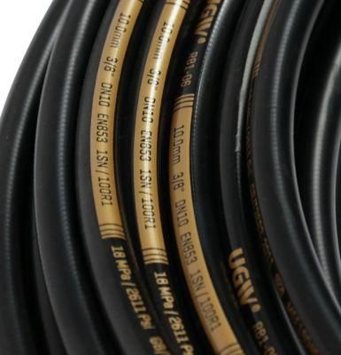 2 Wire Braid Hose En853 2sn High Pressure Hose Flexible Hose Pipe for Tractor