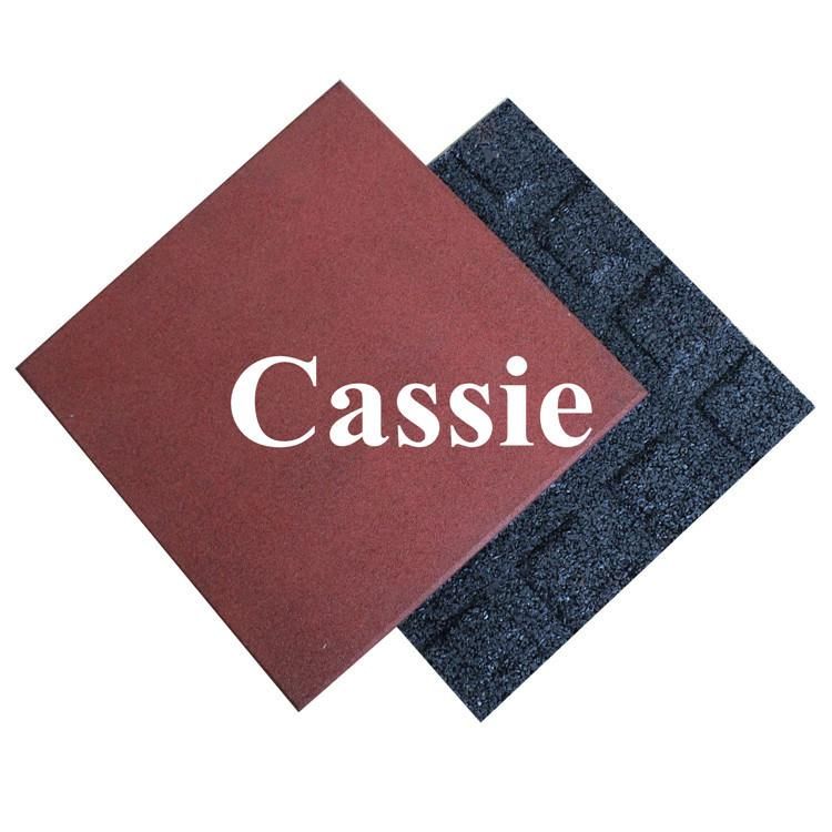 Durable Interlocking Tile Mats Outdoor Waterproof Rubber Flooring