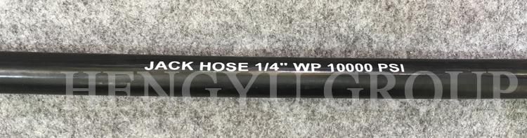 10000 Psi Pressure Hose for Sale Steel Wire Braided Rubber Hose Jack