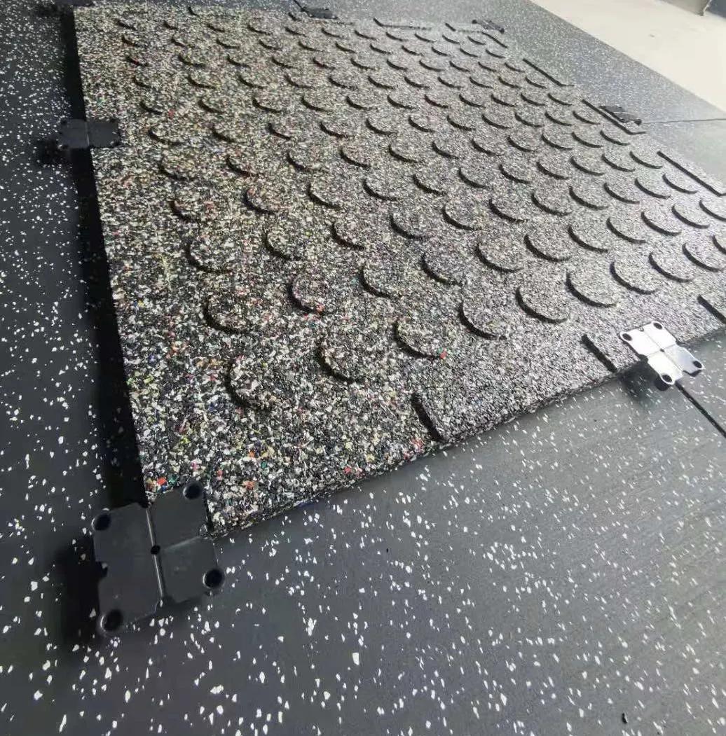 Rubber Floor Usde in Indoor of Gym with Green Quality